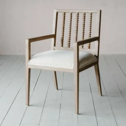 Graham & Green Abacus Linen Armchair