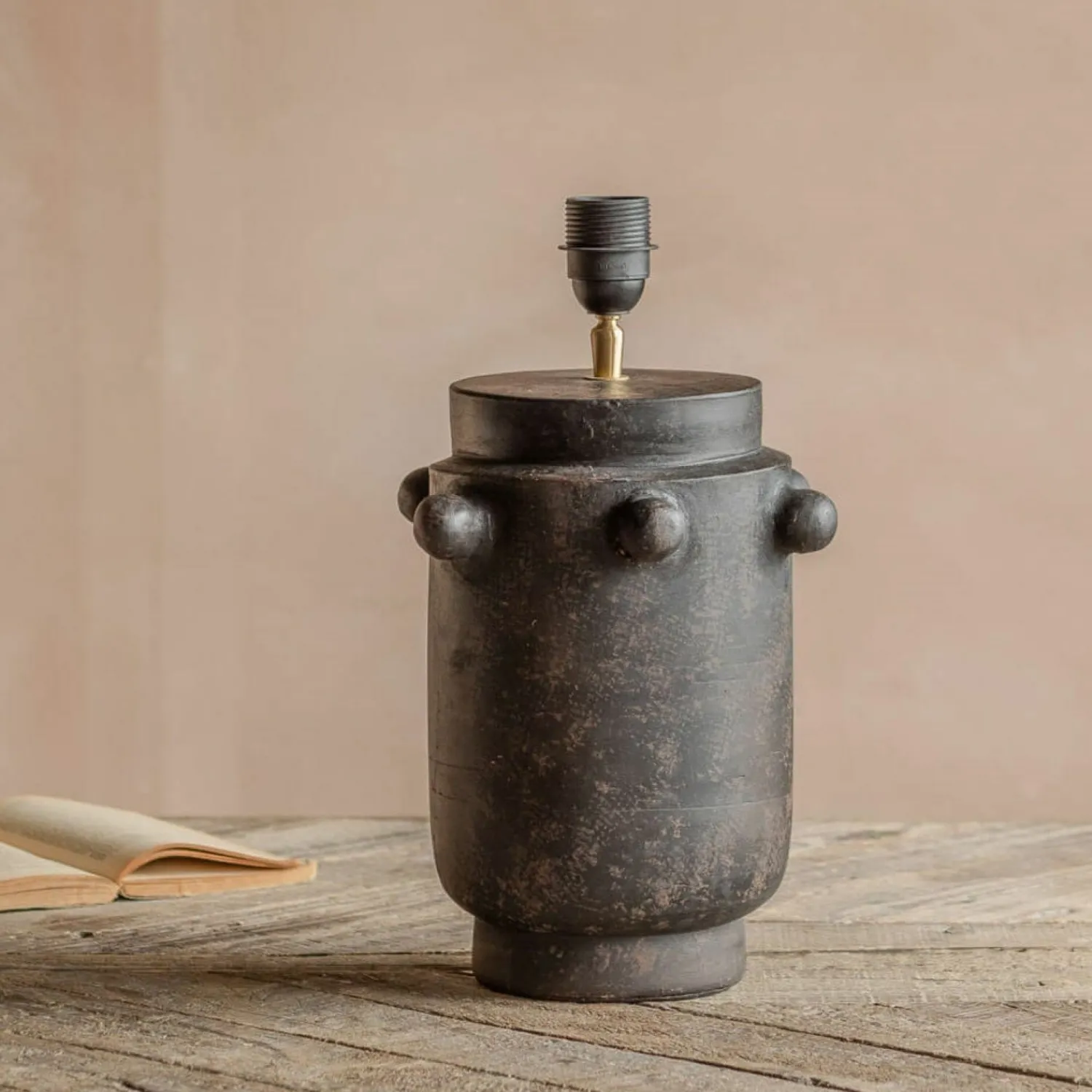 Graham & Green Abington Brown Terracotta Table Lamp