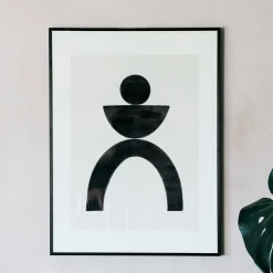 Graham & Green Abstract Person Print