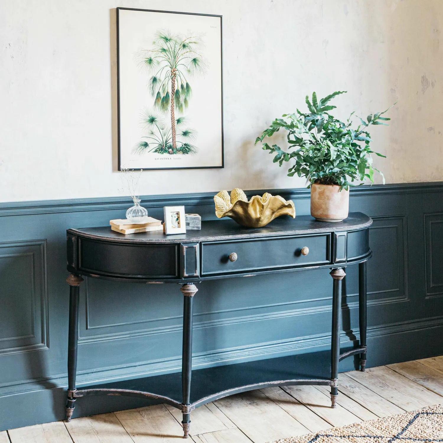 Graham & Green Ada Black Console Table