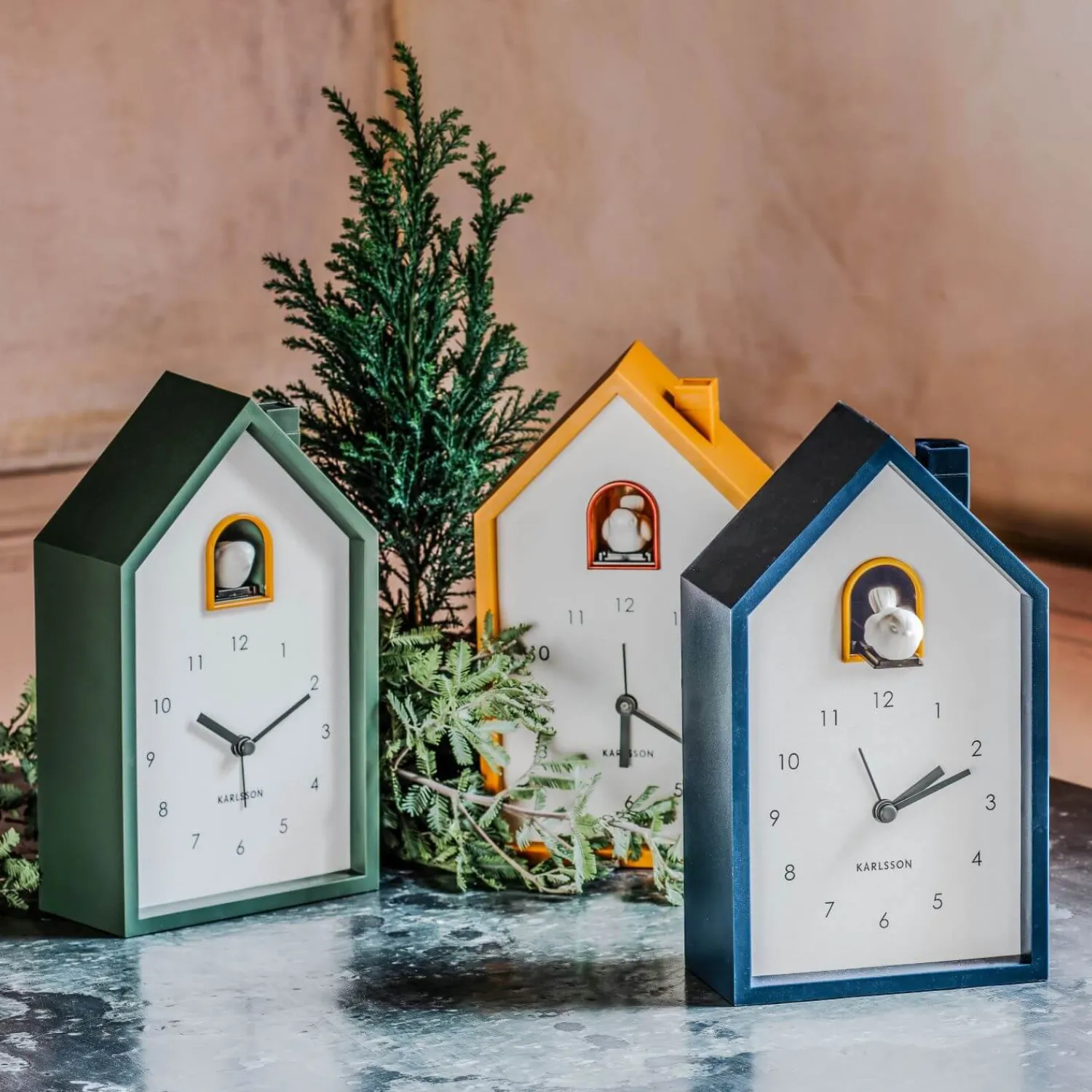 Graham & Green Alarm Cuckoo Clocks