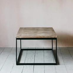 Graham & Green Albie Iron and Wood Coffee Table