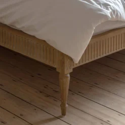 Graham & Green Alize King Size Natural Linen Bed