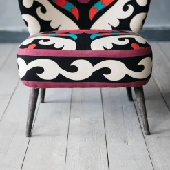 Graham & Green Alpana Suzani Patterned Cocktail Chair