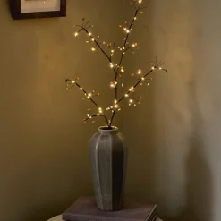 Graham & Green Amber Gemstone Tree Light