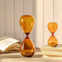 Graham & Green Amber Hourglasses
