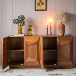 Graham & Green Ambleside Tile Four Door Sideboard