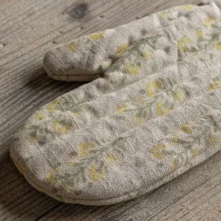 Graham & Green Amelia Block Printed Oven Mitt