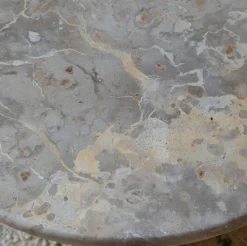 Graham & Green Anderson Marble and Mango Wood Side Table