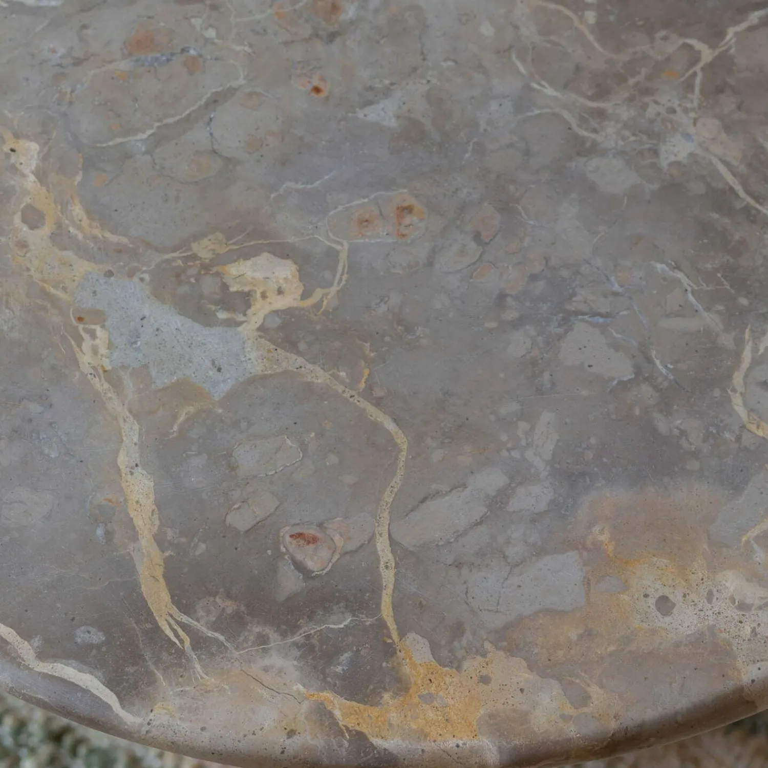 Graham & Green Anderson Marble and Mango Wood Side Table