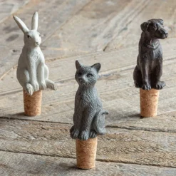 Graham & Green Animal Cork Bottle Stoppers