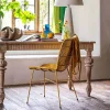 Graham & Green Ansel Yellow Rattan Chair