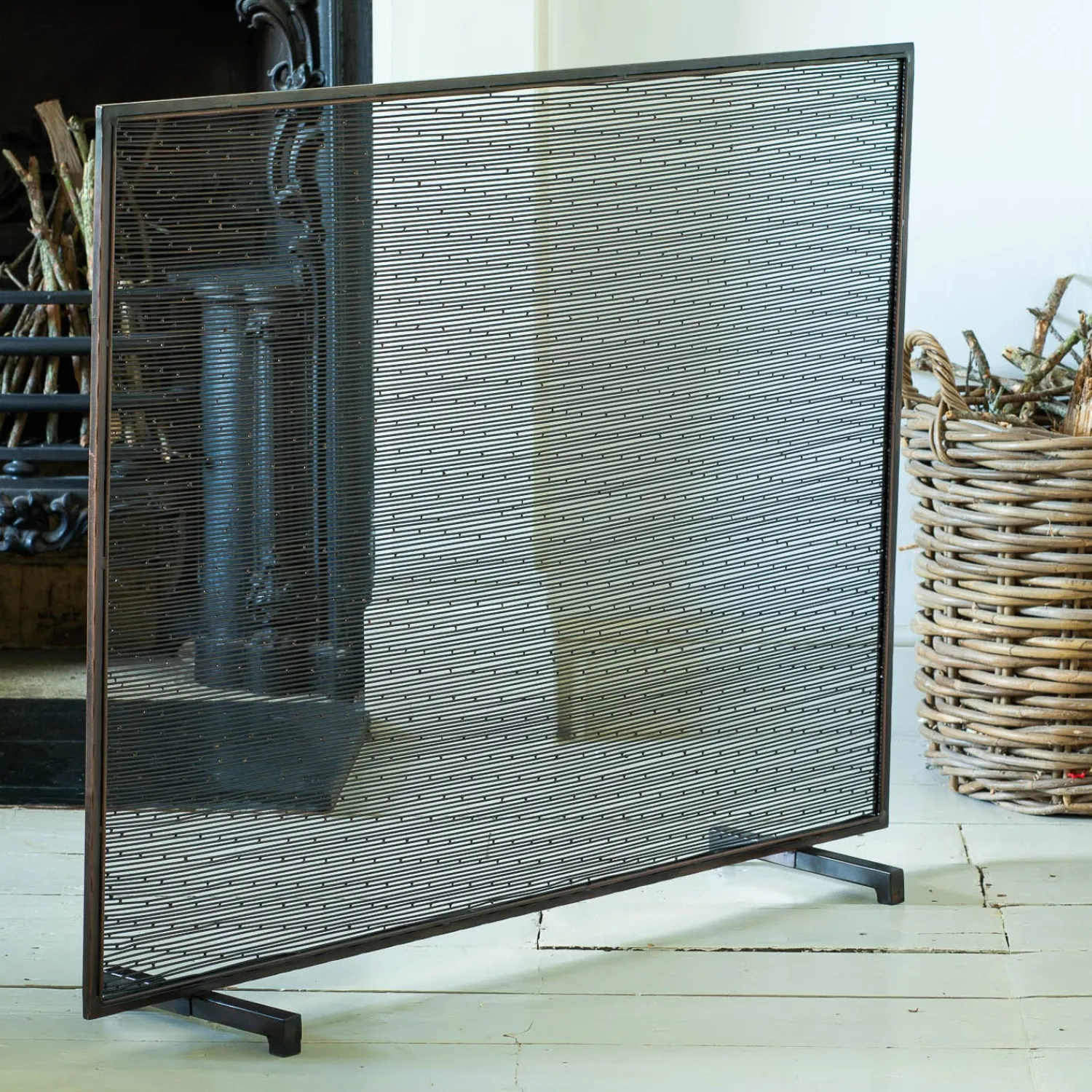 Graham & Green Antique Bronze Fire Screen