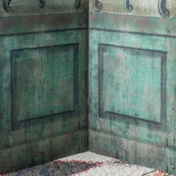 Graham & Green Antique Effect Three Panel Screen
