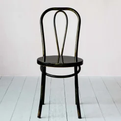 Graham & Green Antique Nickel Café Chair