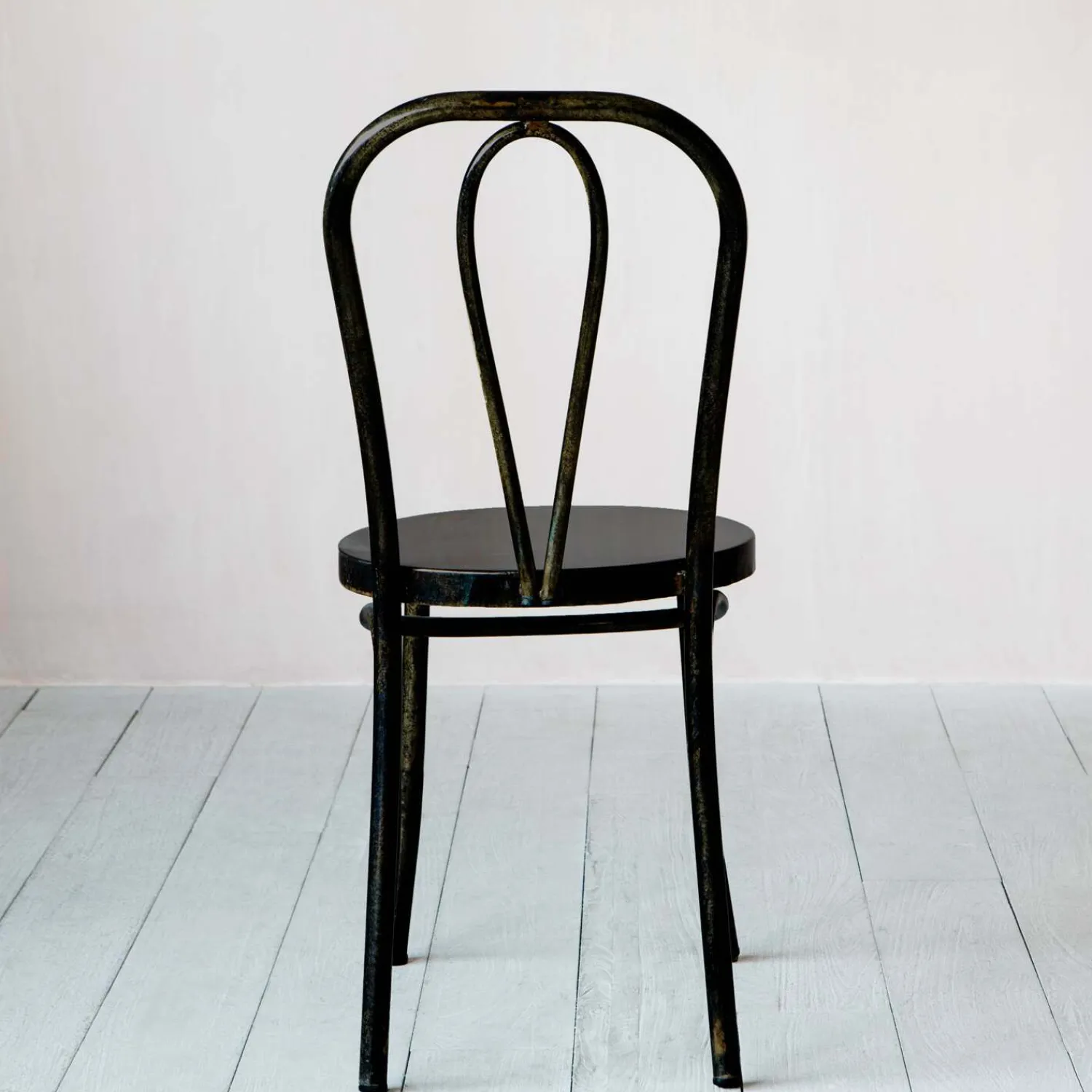 Graham & Green Antique Nickel Café Chair