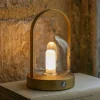 Graham & Green Antiqued Bronze Dome LED Table Lamp