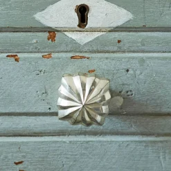Graham & Green Antiqued Silver Square Star Knob