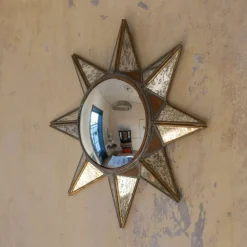 Graham & Green Antiqued Sun Convex Mirror