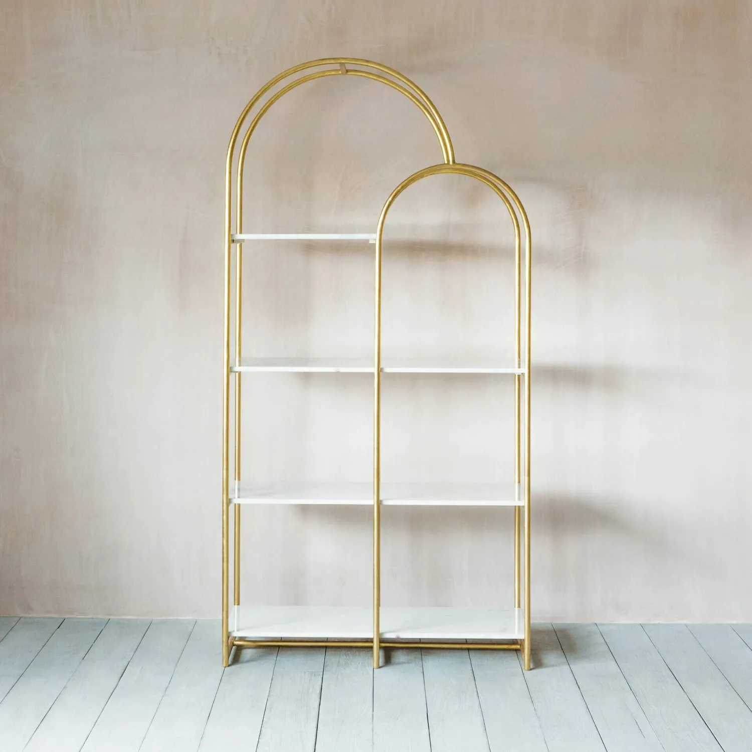 Graham & Green Anwen Arch Marble Shelving Unit