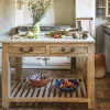 Graham & Green Aria Marble Kitchen Island