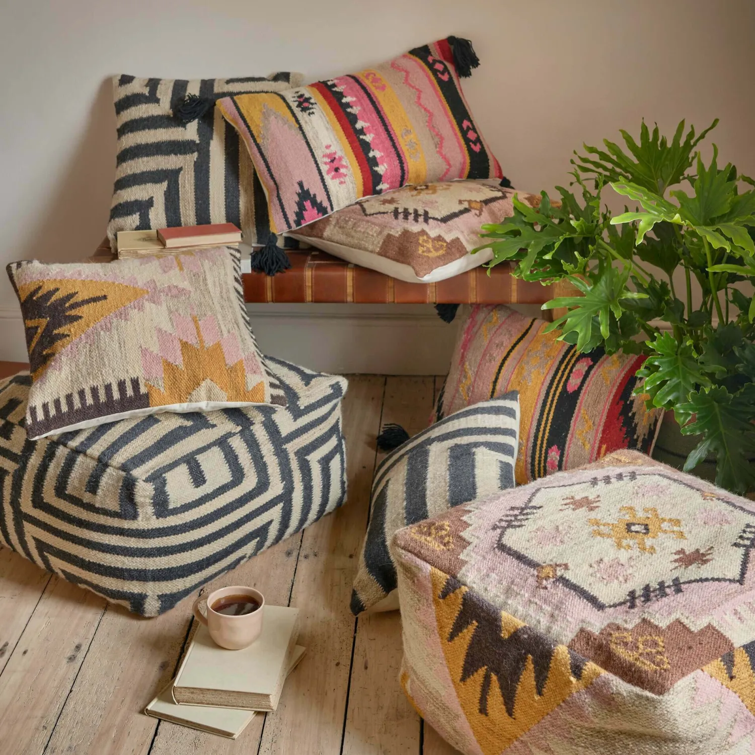 Graham & Green Asmee Pouffe