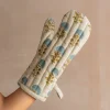 Graham & Green Asta Block Printed Oven Mitt