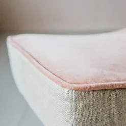 Graham & Green Audrey Rose Velvet Stool