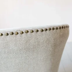 Graham & Green Audrey Silver Velvet Chair