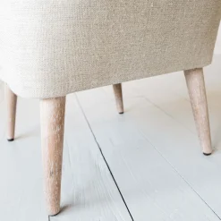 Graham & Green Audrey Silver Velvet Chair