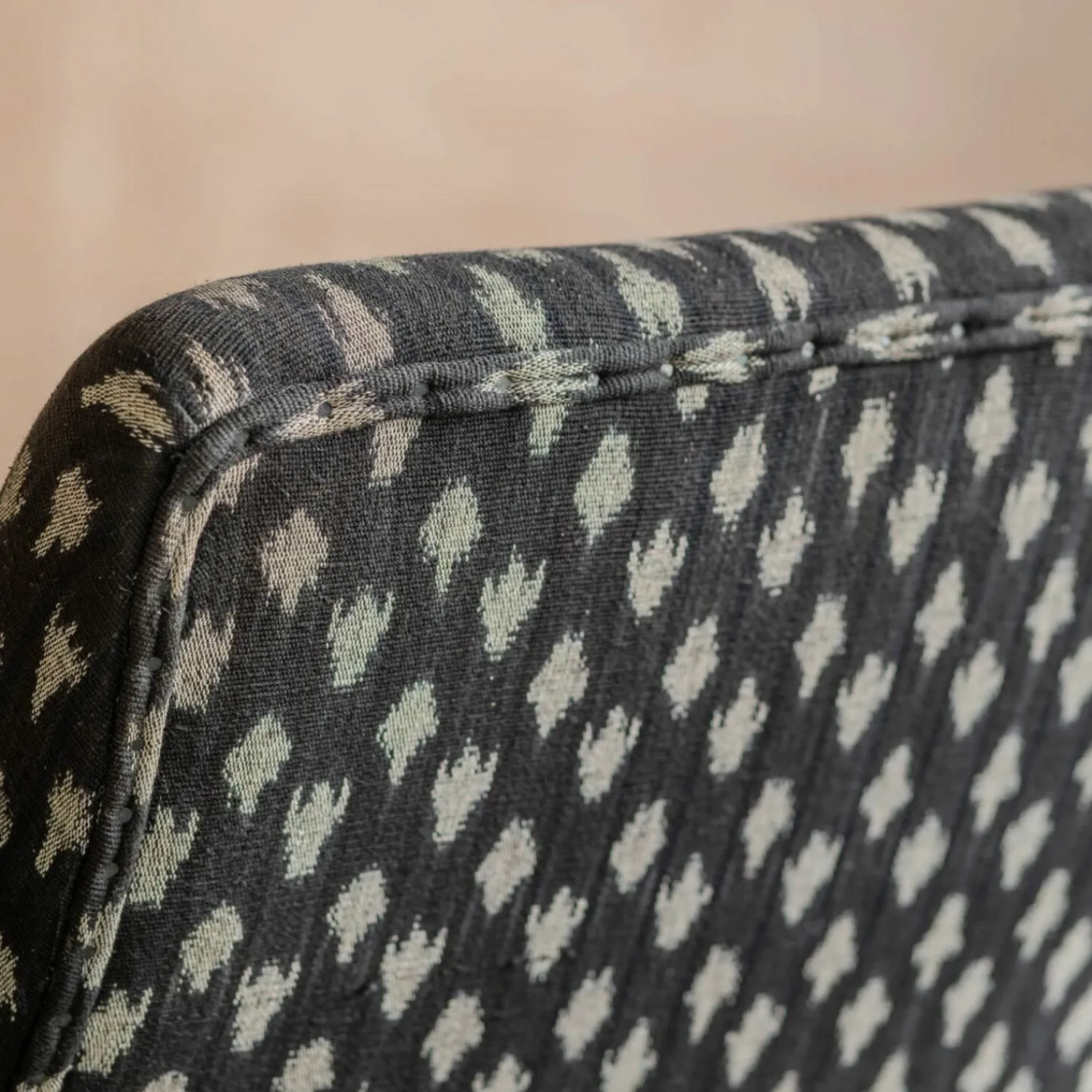 Graham & Green Avree Black Ikat Armchair