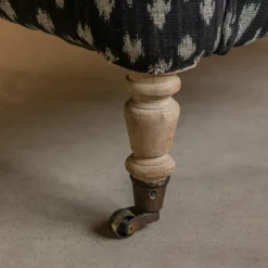 Graham & Green Avree Black Ikat Armchair