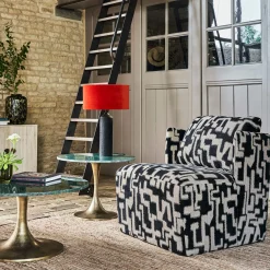 Graham & Green Ayla Green Marble Coffee Table