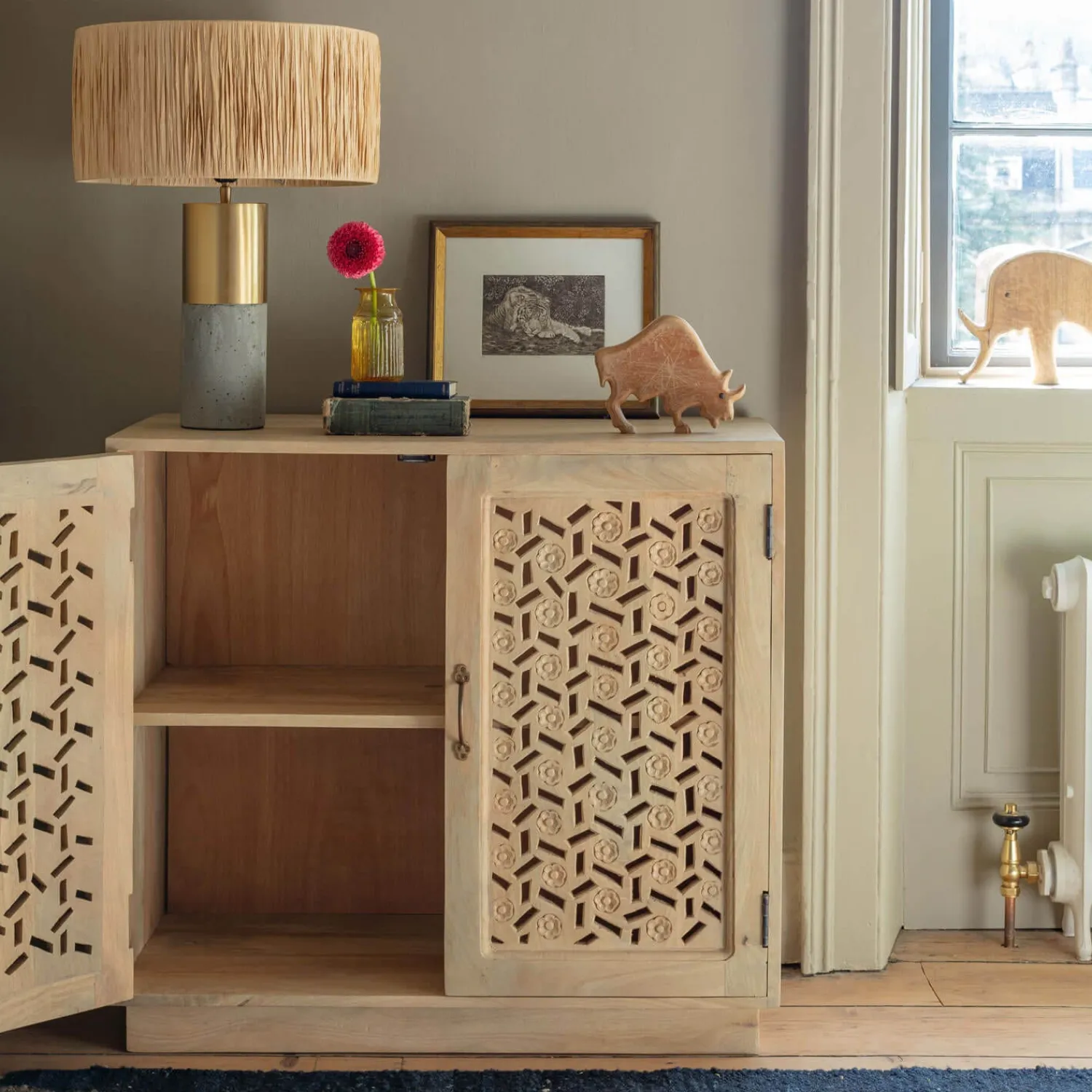 Graham & Green Azalea Two Door Cabinet