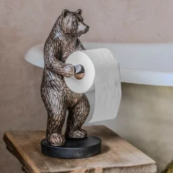 Graham & Green Bear Loo Roll Holder