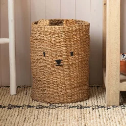 Graham & Green Bear Woven Seagrass Basket