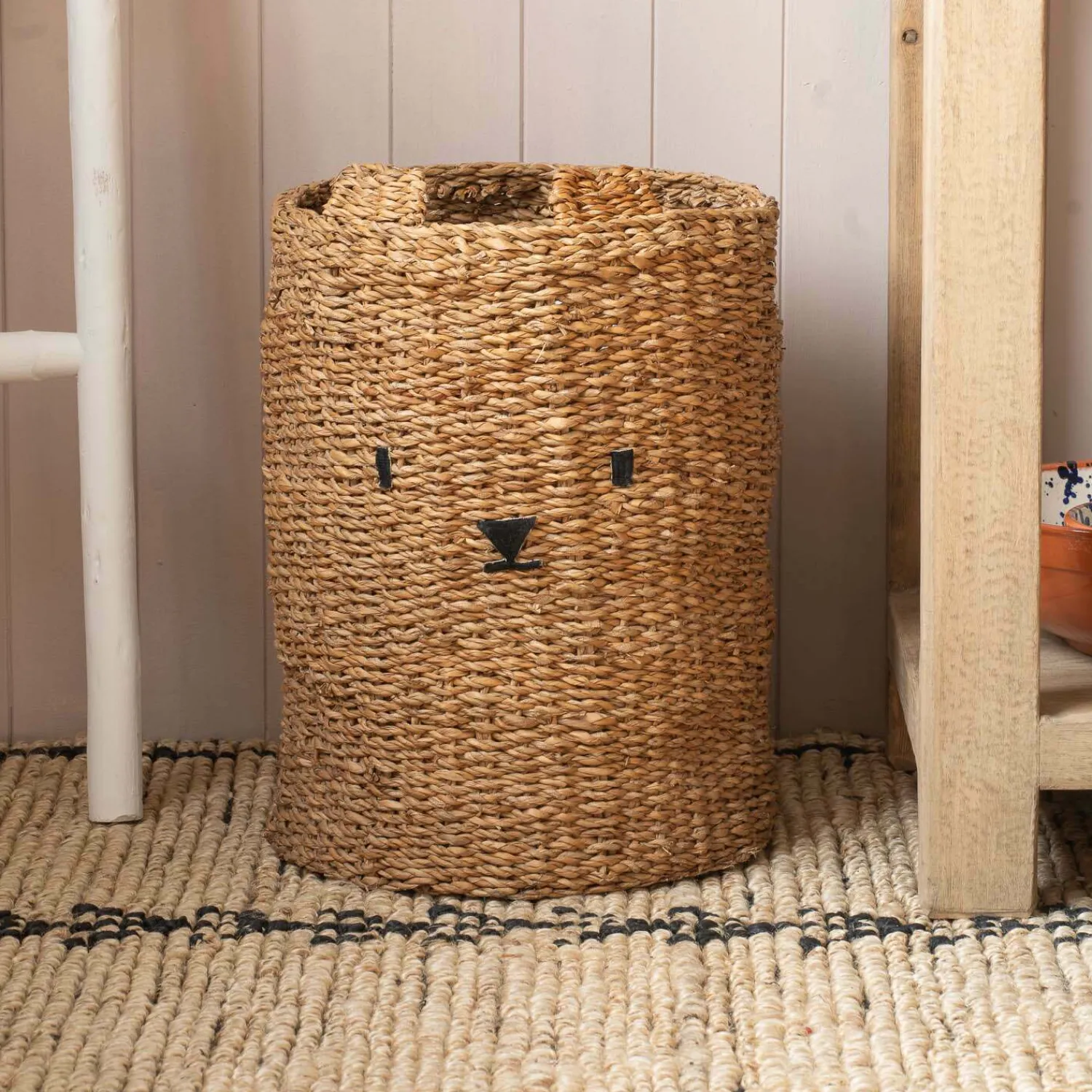 Graham & Green Bear Woven Seagrass Basket