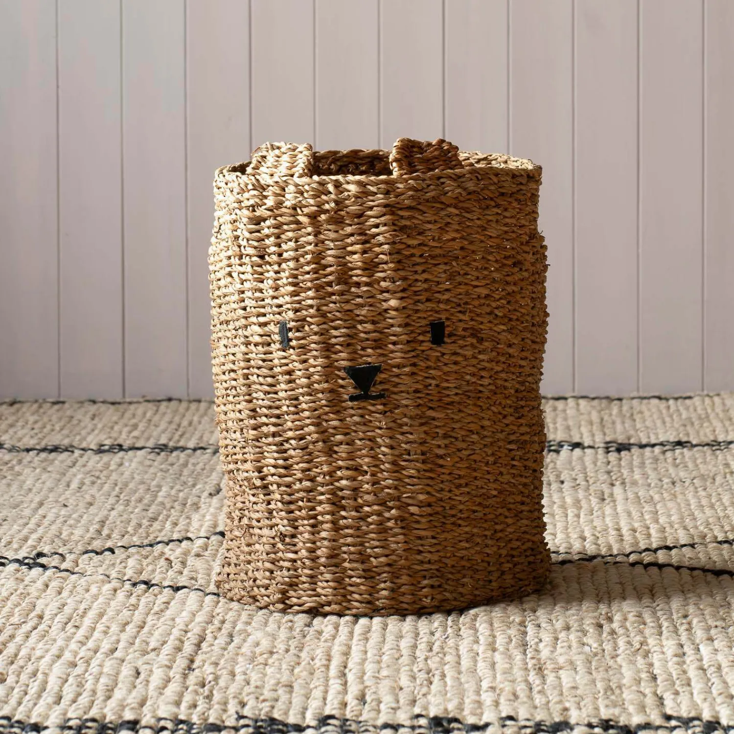 Graham & Green Bear Woven Seagrass Basket