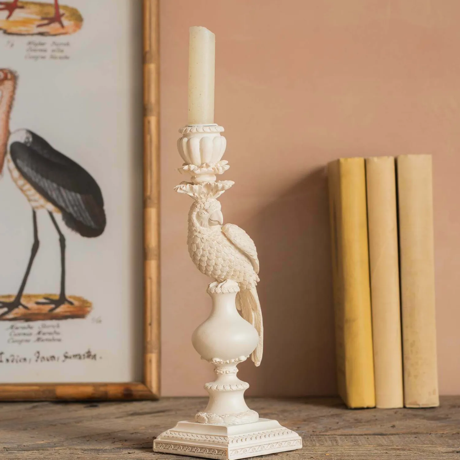 Graham & Green Beatrix Bird Single Candle Holder