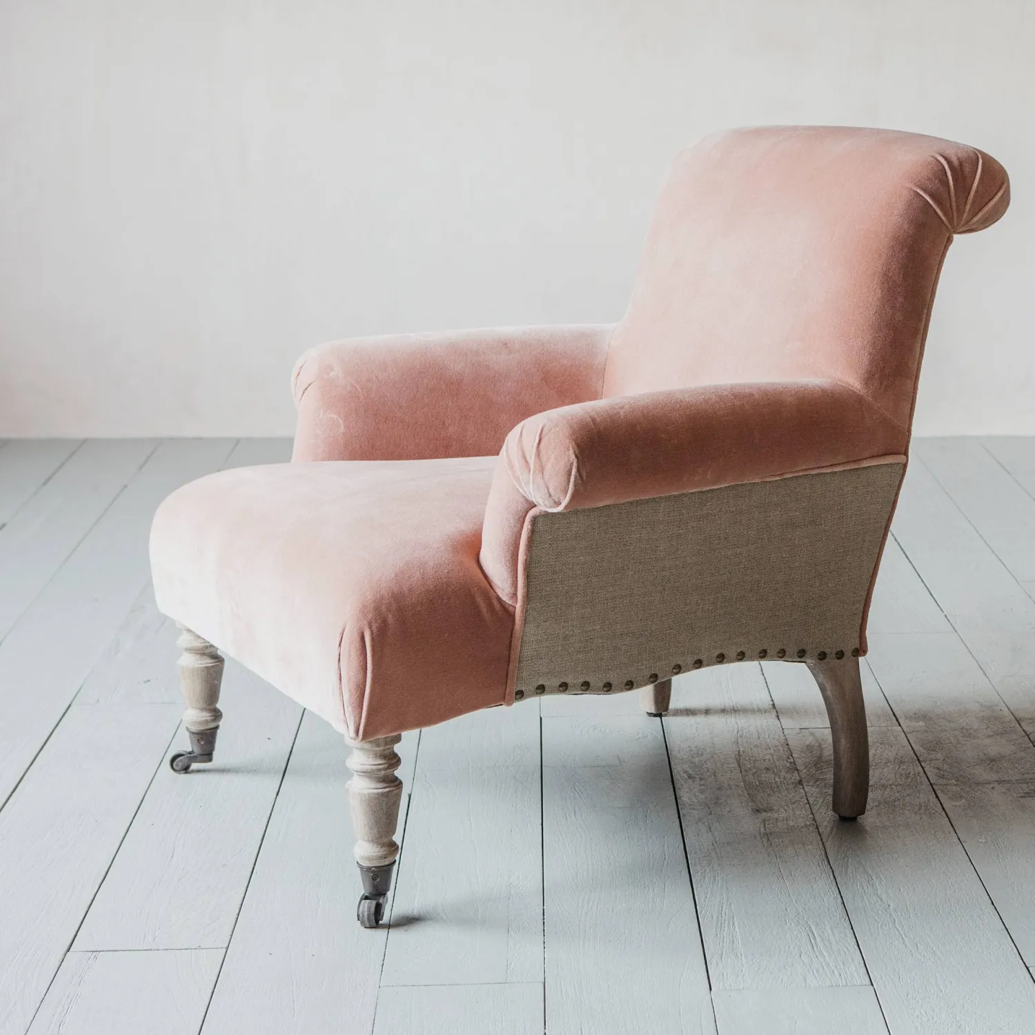 Graham & Green Bella Rose Velvet Armchair