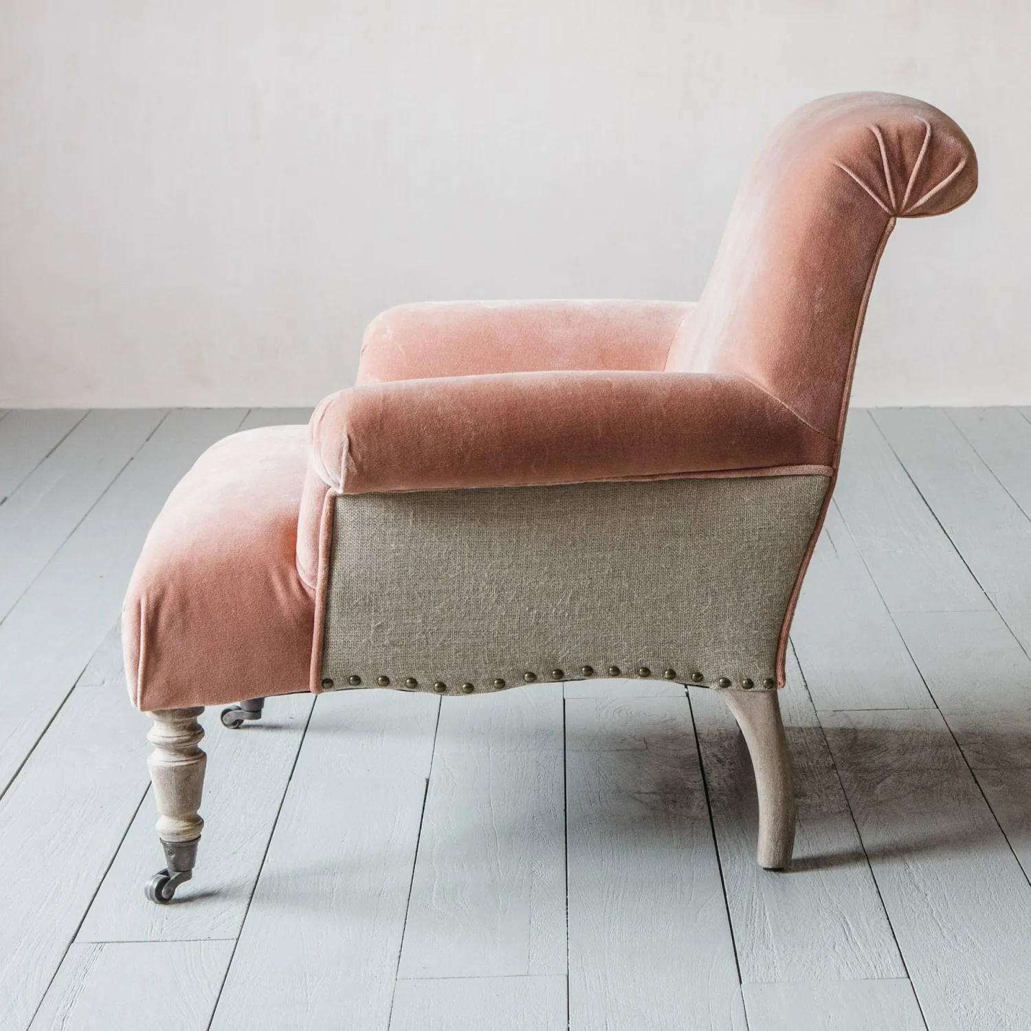 Graham & Green Bella Rose Velvet Armchair