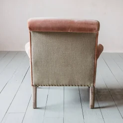 Graham & Green Bella Rose Velvet Armchair