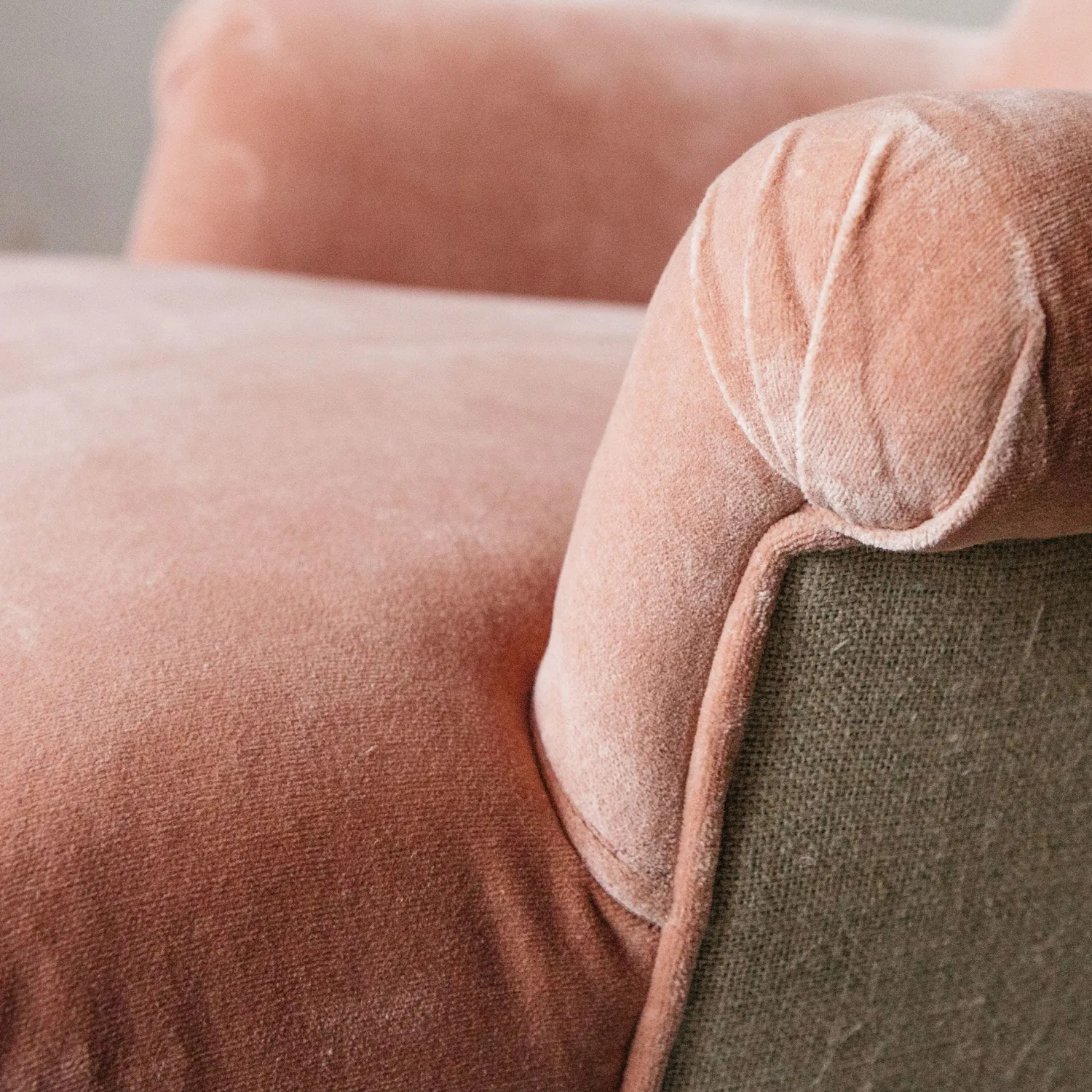 Graham & Green Bella Rose Velvet Armchair