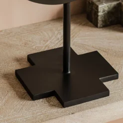 Graham & Green Berti Black Table Mirror