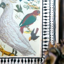 Graham & Green Black and White Print Bone Frame