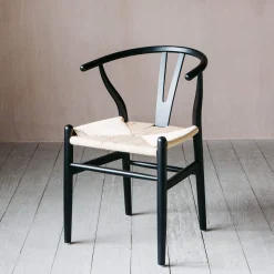 Graham & Green Black Rattan Emperor Chair