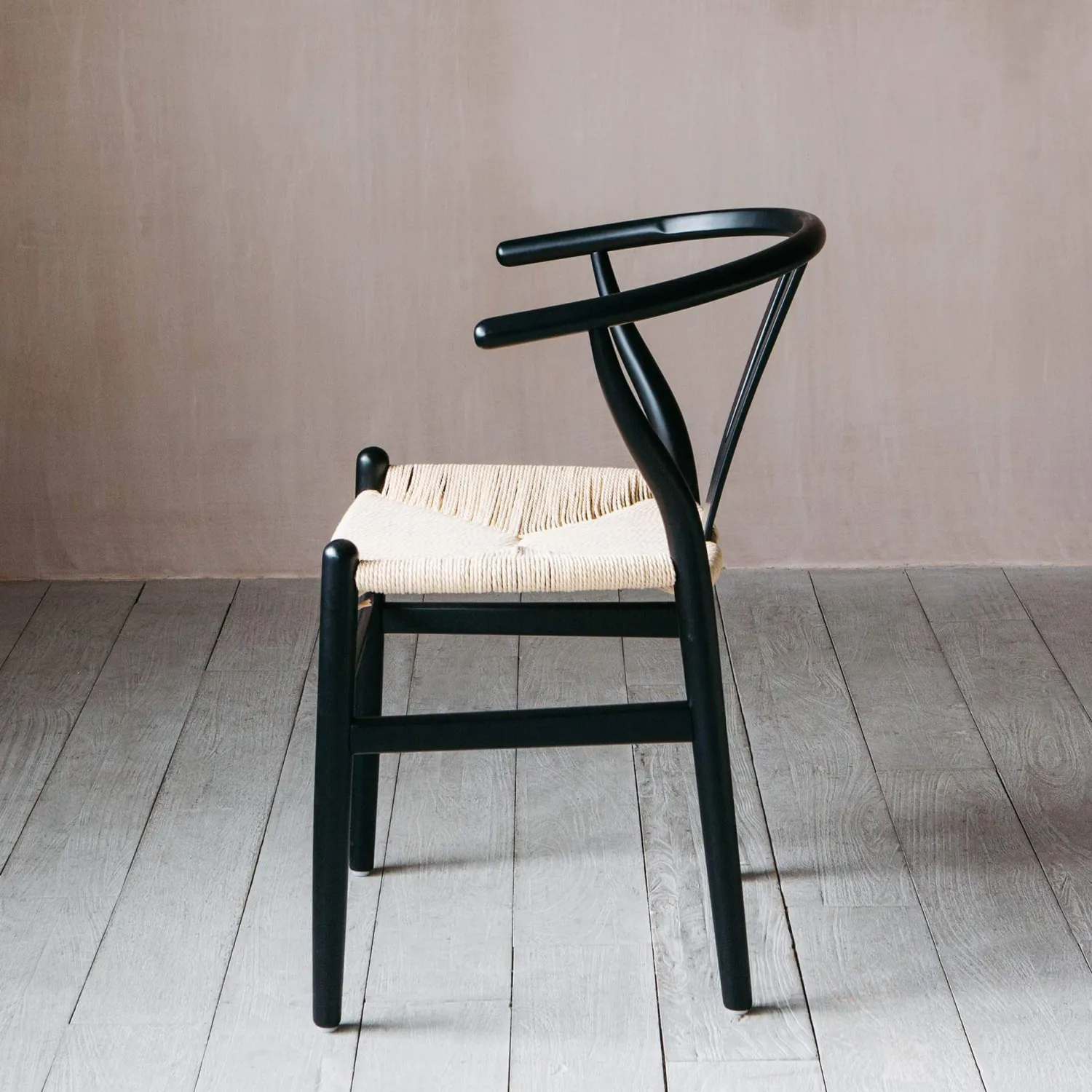 Graham & Green Black Rattan Emperor Chair