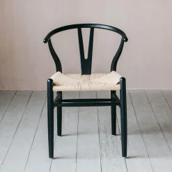 Graham & Green Black Rattan Emperor Chair