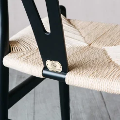 Graham & Green Black Rattan Emperor Chair