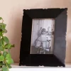 Graham & Green Black Scalloped Bone Photo Frame